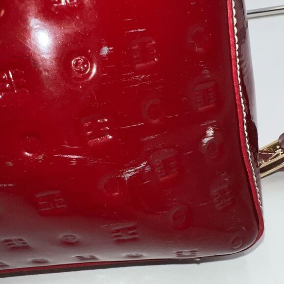 Arcadia Made In Italy Red Patent Leather Crossbody Bag - Picture 6 of 13